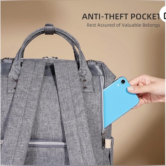 Sunveno Diaper Backpack Large Capacity Quilting - Picture 4 of 4